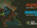 Mappa delle piste ciclabili del Friuli Venezia Giulia con due percorsi: Unlimited (490 km) e Unconventional (190 km).
