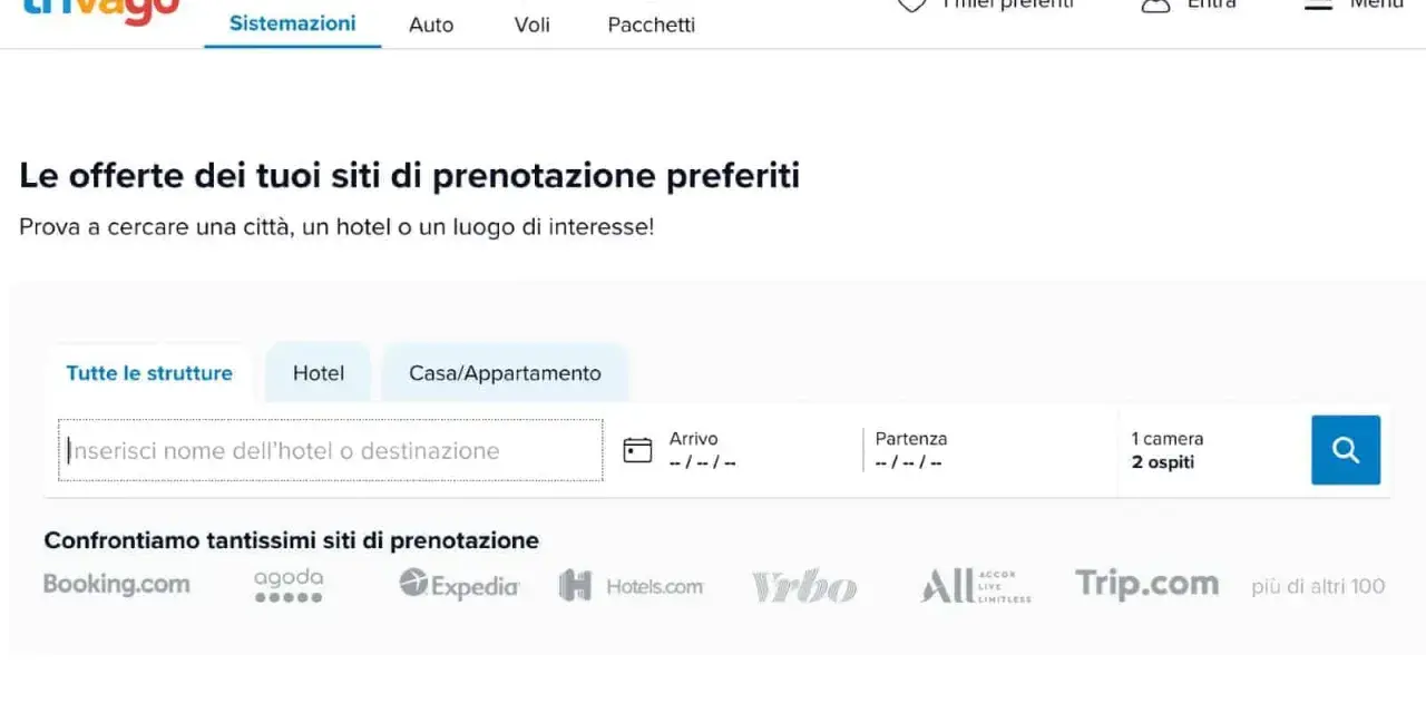 Scopri come funziona Trivago: cerca hotel, inserisci destinazione e date per trovare le migliori offerte.