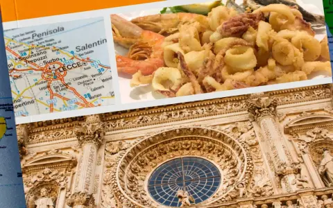 Mappa di Lecce, frittura di pesce e architettura barocca: scopri dove mangiare a Lecce per un'esperienza indimenticabile.